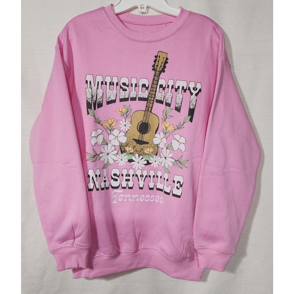 Music City Nashville tennessee Sweatshirt women's Small - Picture 4 of 5